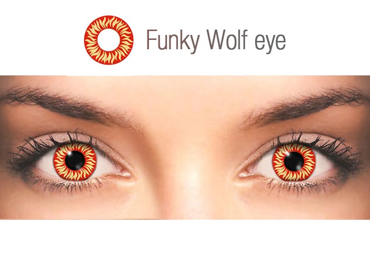 Funky Wolf eye Cosplay Lenses